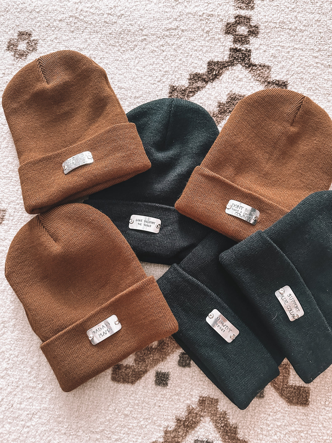 Stamped Beanies